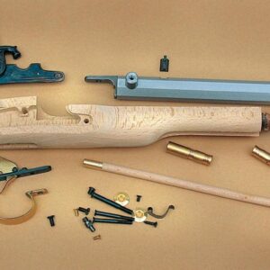 Traditions Black Powder Kentucky Pistol Build-It-Yourself Kit Select Raw Hardwood .50 Cal 10" White Barrel
