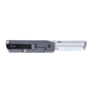 CRKT MinimalX Folding Knife 2-1/5" Cleaver Blade Grey