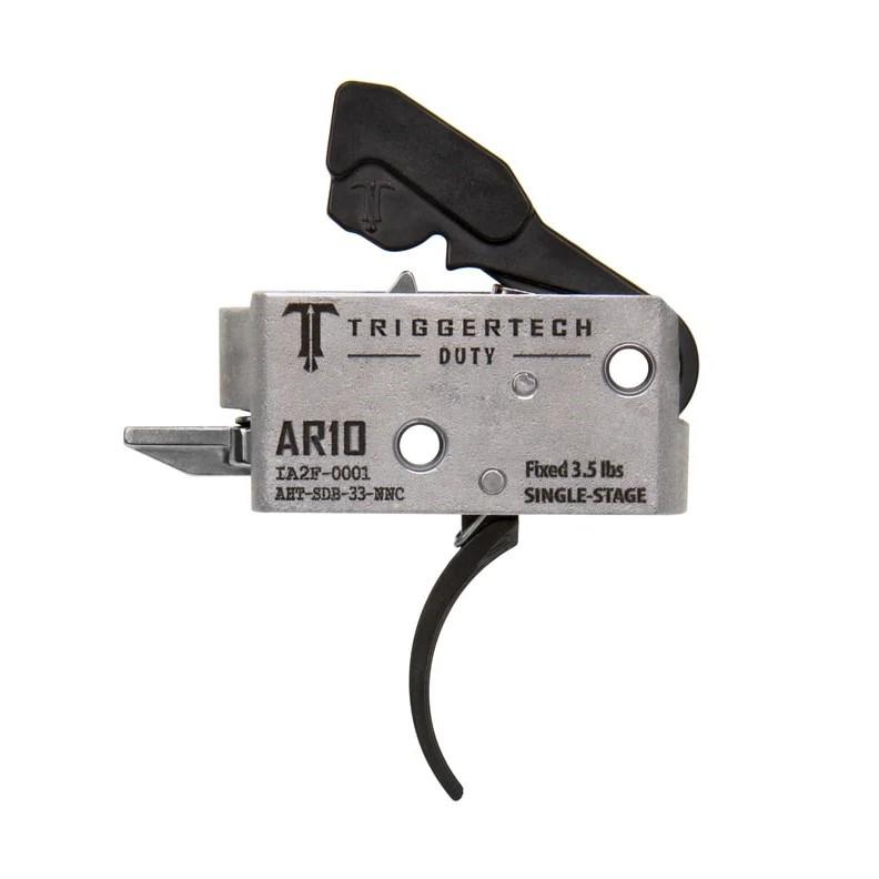 https3A2F2Fmedia.chattanoogashooting.com2Fimages2Fproduct2FZTAHTSDB33NNC2FZTAHTSDB33NNC-1.jpg TriggerTech AR-10 Duty Trigger Single-Stage 3.5 lb Curved Black - Image 1