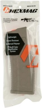 HEXMAG MAGAZINE AR-15 5.56X45 - 10RD FDE POLYMER SERIES 2 - Image 2