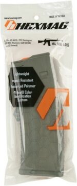 HEXMAG MAGAZINE AR-15 5.56X45 - 15RD OD GREEN POLYMER SERIES 2 - Image 3