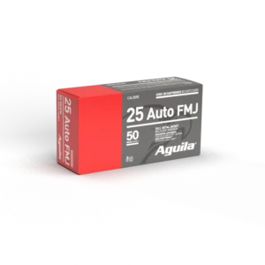 AGUILA 25 AUTO FMJ 50GR 50RD BOX 20 BXS PER CS