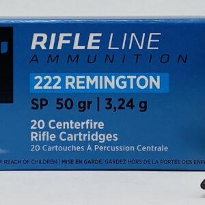 PPU 222 REM 50GR SP 20RD BOX 50 BOXES PER CASE