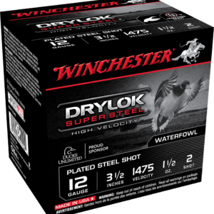 WINCHESTER DRYLOK SUPER STEEL 12G 3.5" 1.5OZ #2 SHT 25RD/250RD