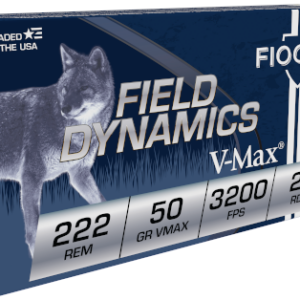 FIOCCHI 222REM 50G VMAX 20RD BX 200RD CASE