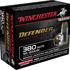 WINCHESTER SPRME 380ACP 95GR JHP 20RD BOX 200RD CASE