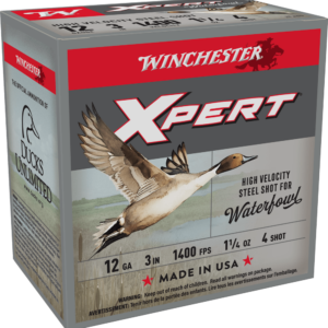 WINCHESTER SUPER X XPERT HV 12GA 3" #4 1-1/4OZ 25RD BX 250RD CASE