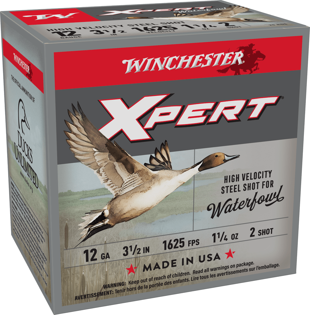 image-full-5083-ffe6f9bcaa00b076c16486a14f408c5e.png WINCHESTER XPRT STL 12G 3.5" #2 HV WTRFWL 1-1/4OZ 25/250 - Image 1