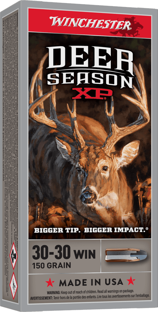 image-full-5096-642dccf1bdb4f7ce78ac1c9d7b327b36.png WINCHESTER DEER SEASON XP 30-30WIN 150GR 20RDS BX 200RD CASE - Image 1