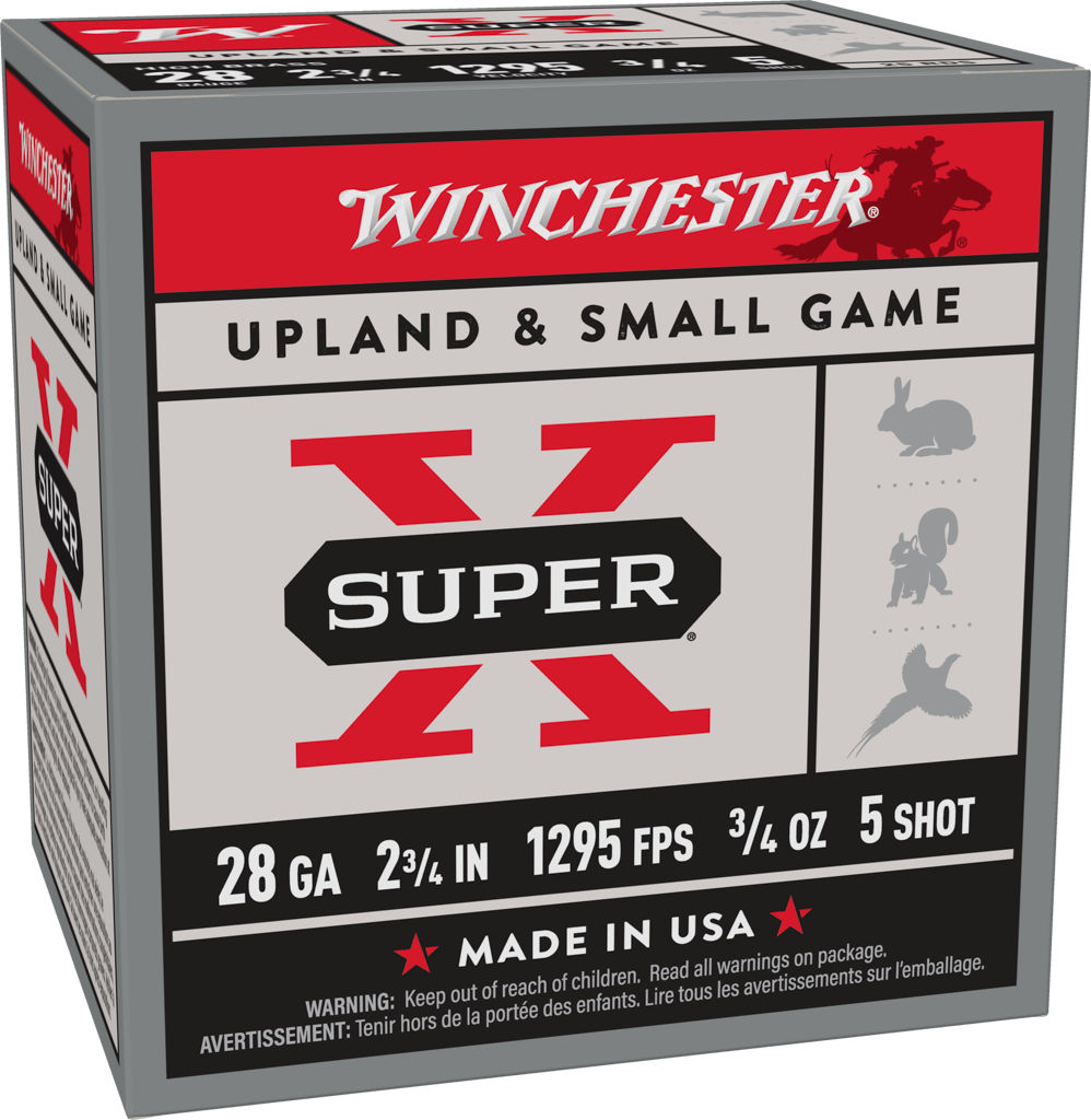 image-full-5128-7e9dcd6de4af77c8547d64f4f0e3735a.png WINCHESTER 28G SPR X UPLAND #5 3/4OZ 25RDS - Image 1