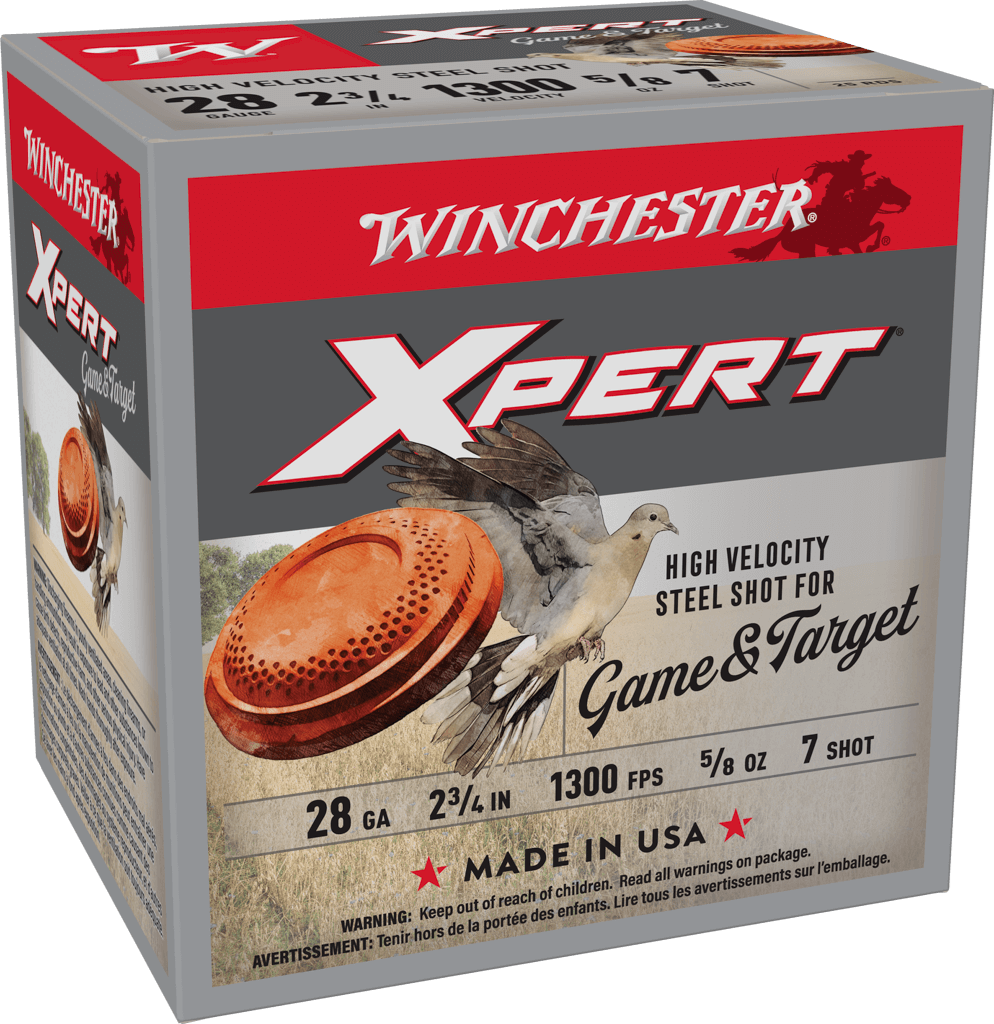 image-full-5148-8a395d3d37759d0a52d124340c024859.png WINCHESTER XPRT STEEL 28G 2-3/4"#7 SHT 5/8OZ 25/250RDS - Image 1