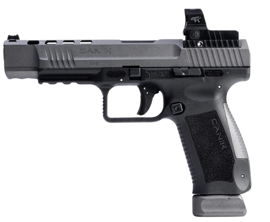 image-full-5577-cde22f4dedfb7599218f1e1bccc58970.png CENTURY CANIK TP9SFX TUNGSTEN 9MM PSTL W/ MECANIK MO2 OPTIC 2-20RD MAGS - Image 1