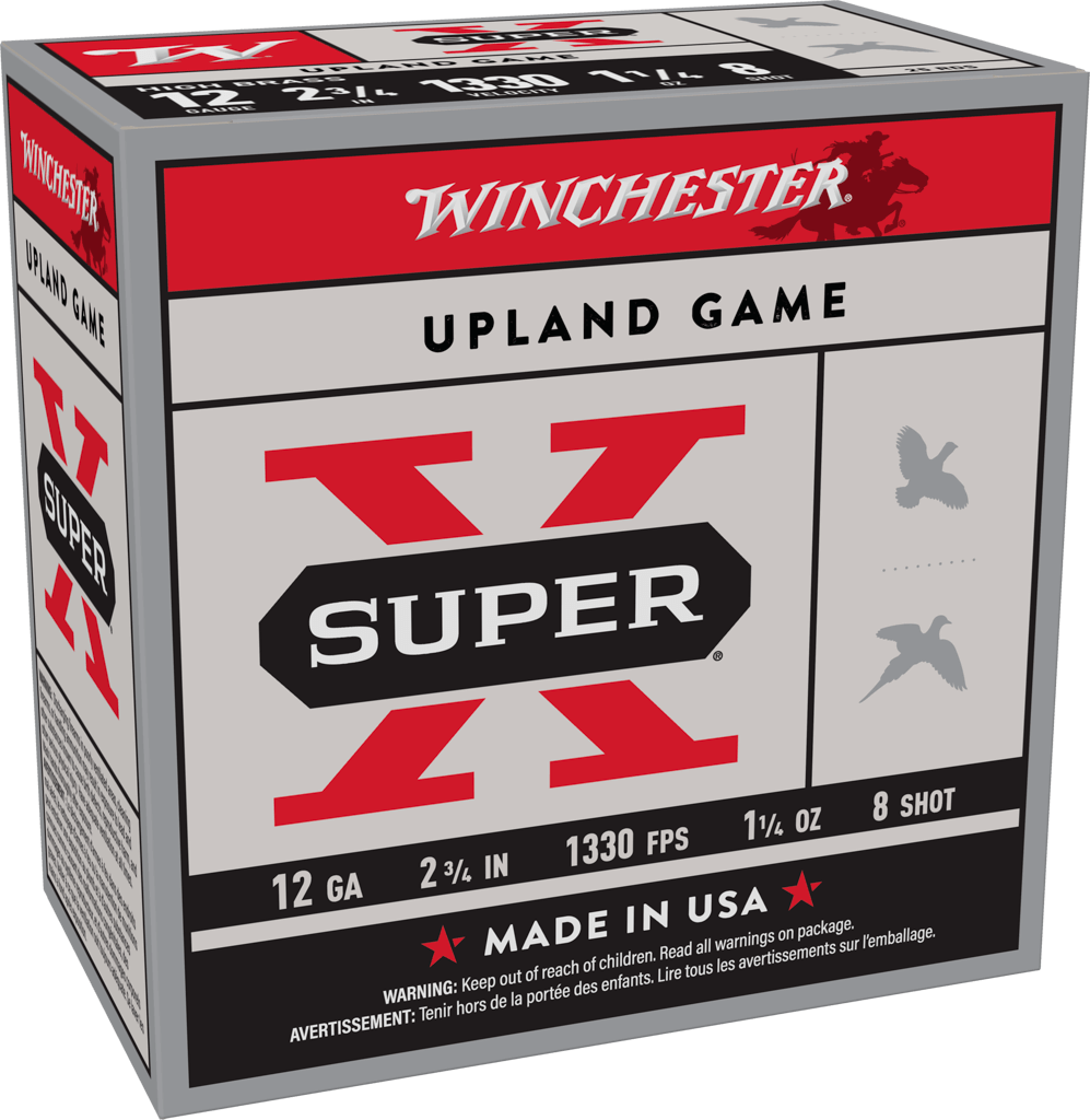 image-full-5650-2e384f886001e23aafdb50427e5822c5.png WINCHESTER SUPER X HEAVY GAME 12GA 2-3/4" 1OZ #8 25RD BX 250RD CASE - Image 1