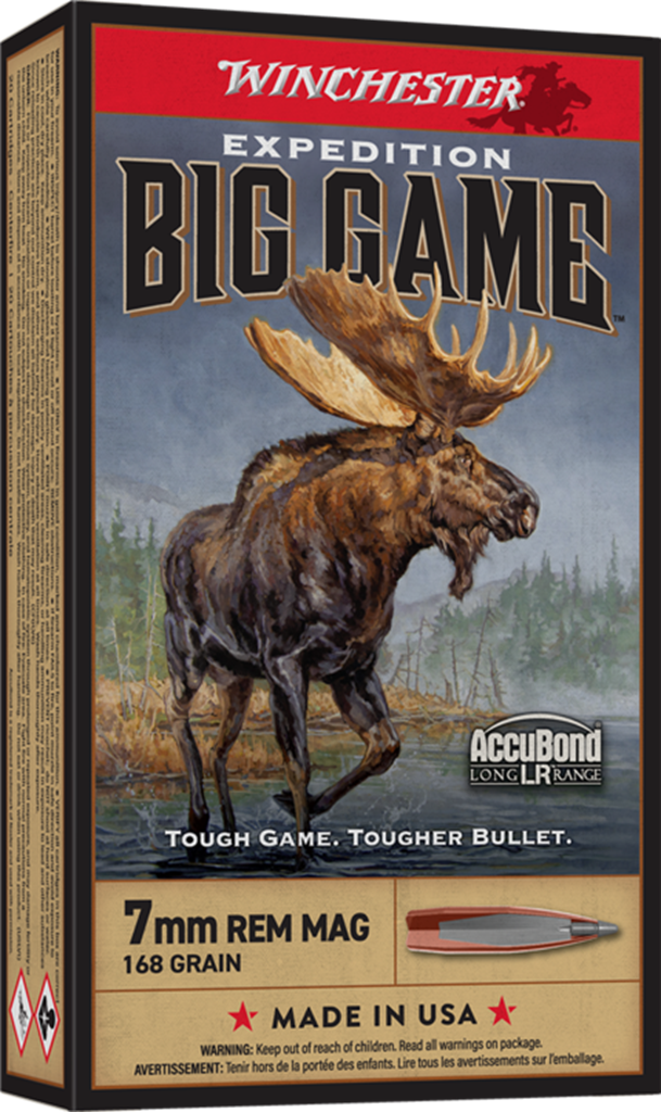 image-full-6335-aaac41feeedcb3f2bdc8eca37fee32e0.png WINCHESTER EXPEDITION BIG GAME 7MM 168GRS ACCUBOND LR 20RD BX 200RD CASE - Image 1