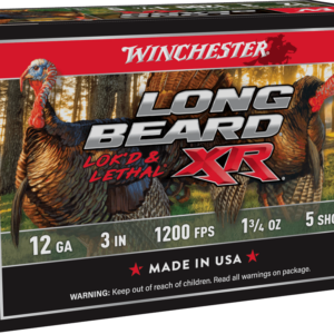 WINCHESTER LONG BEARD XR 12G 3" 1-3/4OZ 5SHT 10RD BX 100RD CASE
