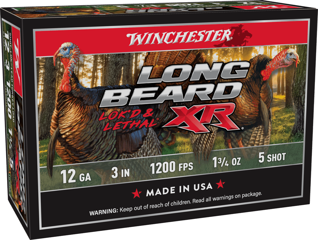 image-full-6357-007307509975a3d85f37e7fbb868c3a0.png WINCHESTER LONG BEARD XR 12G 3" 1-3/4OZ 5SHT 10RD BX 100RD CASE - Image 1