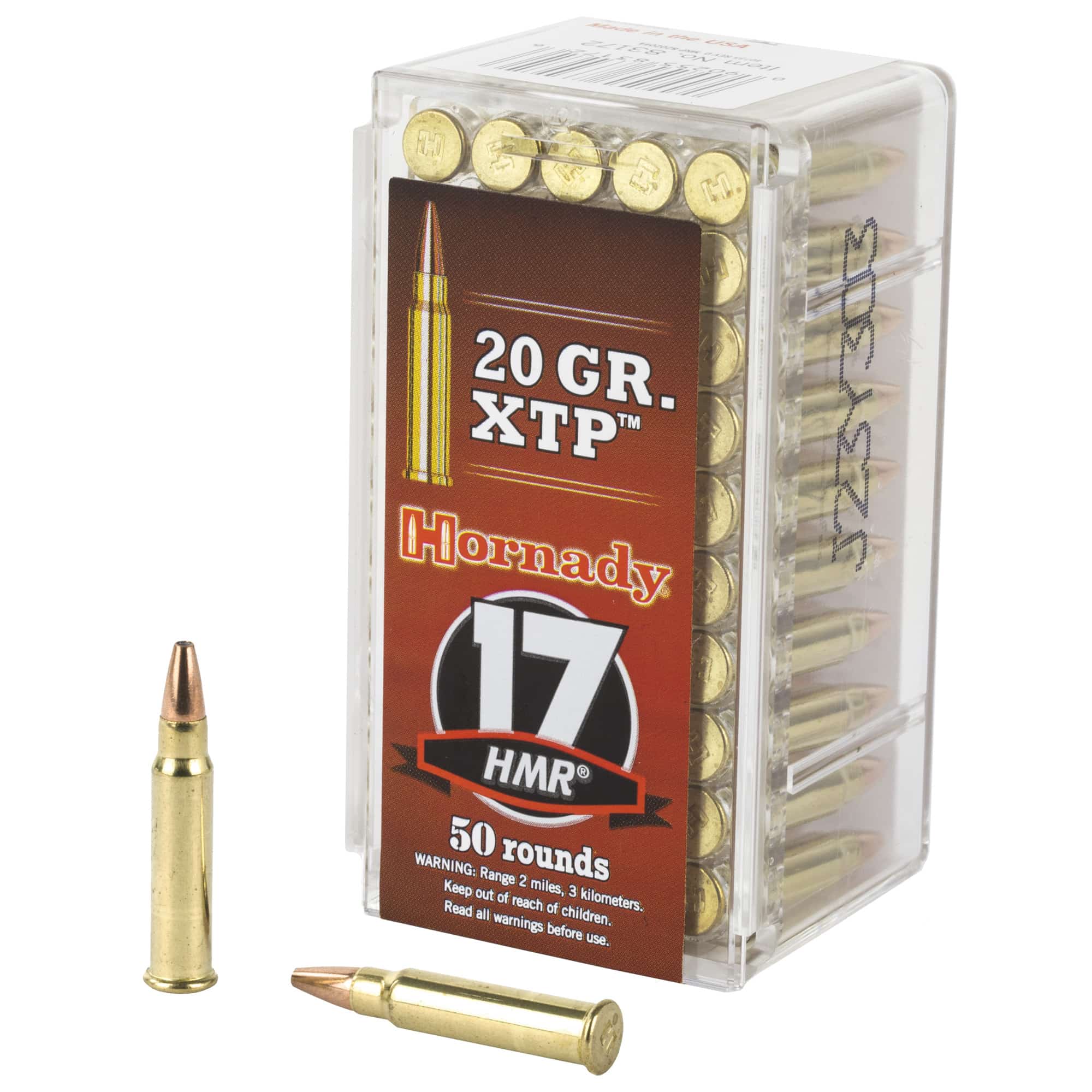 image-full-6509-f995c1107e8e0d3130bac58d1a495b9e.jpg HORNADY VARMINT EXPRESS 17HMR 20GR XTP 50RD BX 2000RD CASE - Image 1