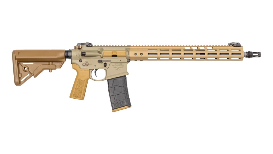 image-full-6840-21f329b4d83ed24406e7eadba2b63850.jpg NOVESKE 5.56 16" M4 BBL, 15" MLOK RAIL FDE CERAKOTE 1-30RD PMAG - Image 1