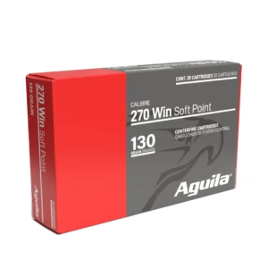 AGUILA 270 WIN 130GR INTERLOCK BTSP 20RD BX 10 BOXES PER CASE