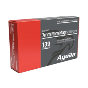AGUILA 7MM REM MAG 139GR INTERLOCK BTSP 20RD BX 10 BOXES PER CASE