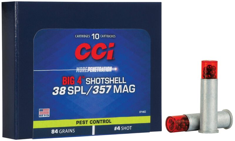 image-full-7971-8120dbfd0a3c3aef3d5a607a9cf42473.jpg CCI 38/357 MAG BIG 4 SHOTSHELL 10 RD/BX 20 BX/CS - Image 1