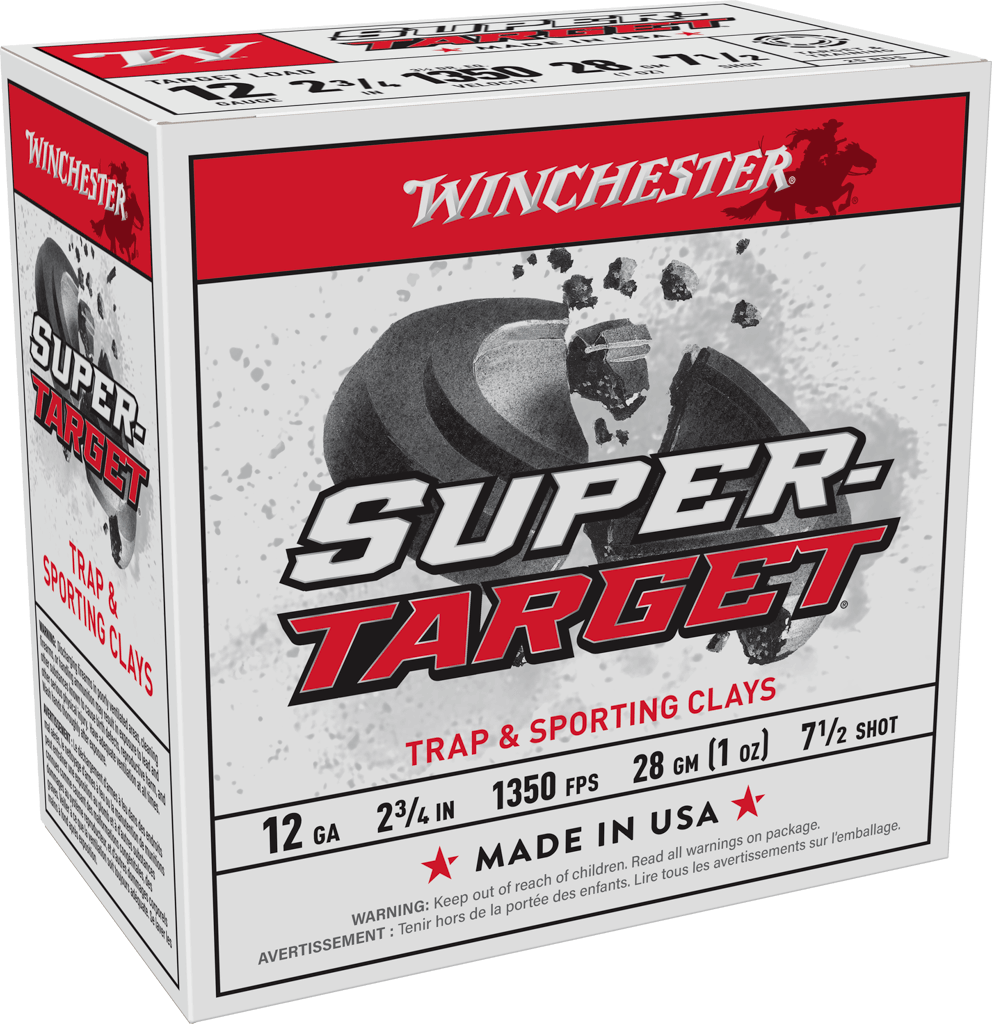 image-full-8050-2dc181c6e4c0a101d266c7e0a651cab7.png WINCHESTER SUPER TARGET 12 GA 2-3/4" #7.5 1 OZ 1350 FPS 25 RD/BX 10 BX/CS - Image 1
