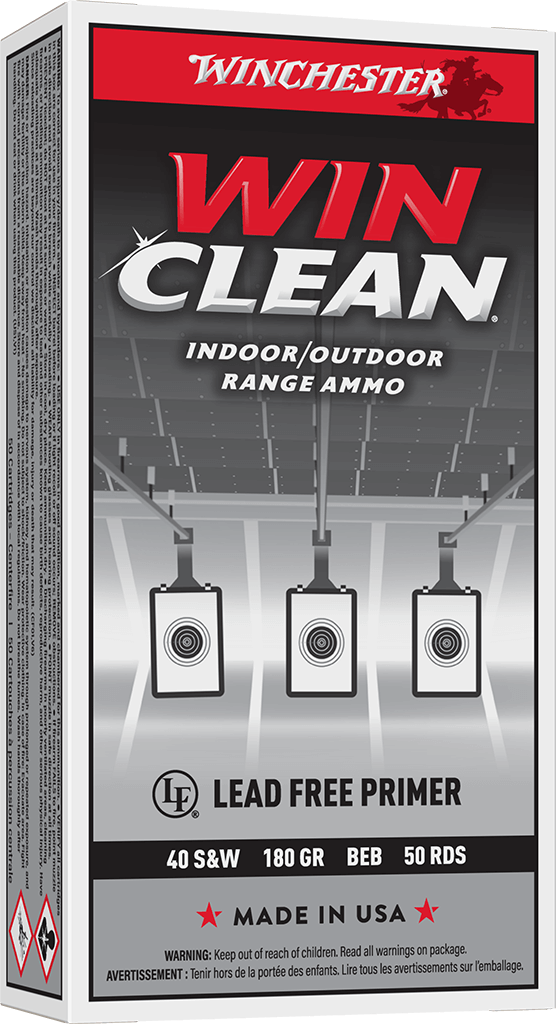 image-full-8064-3d41091980992478042fdc77d2dc61d8.png WINCHESTER 40 S&W SUPER-X TARGET WINCLEAN 180 GR 50 RD/BX 10 BX/CS - Image 1