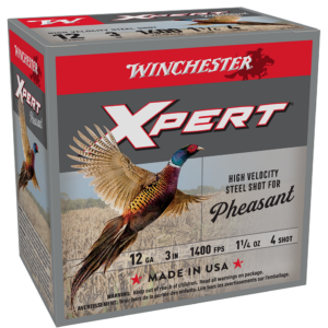 WINCHESTER SUPER X XPERT PHEASANT 12 GA 3" #4 HV 1-1/4 OZ LEAD FREE 25 RD/BX 10 BX/CS