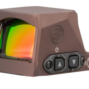 SIG SAUER ROMEO X OPTIC, ENCLOSED, COMPACT FOOTPRINT, CIRCLE DOT, FDE