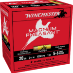 WINCHESTER 20 GA 2-3/4" 5 & 6 MAGNUM PHEASANT 1 OZ 25RD/BX 10BX/CS