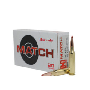 HORNADY 260 REM 130 GR ELD® MATCH 20RD/BX 10BX/CS