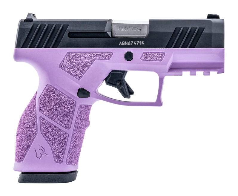 image-full-9231-455e14c2c44e8e175dd224e5e76e1296.jpg TAURUS GX2 9MM 3.38" LIGHT PURPLE/BLACK 2-13RD MAGS - Image 1