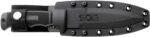 SOG KNIFE SEAL PUP 4.75" - BLACK SERRATED W/KYDEX SHEATH - Image 2