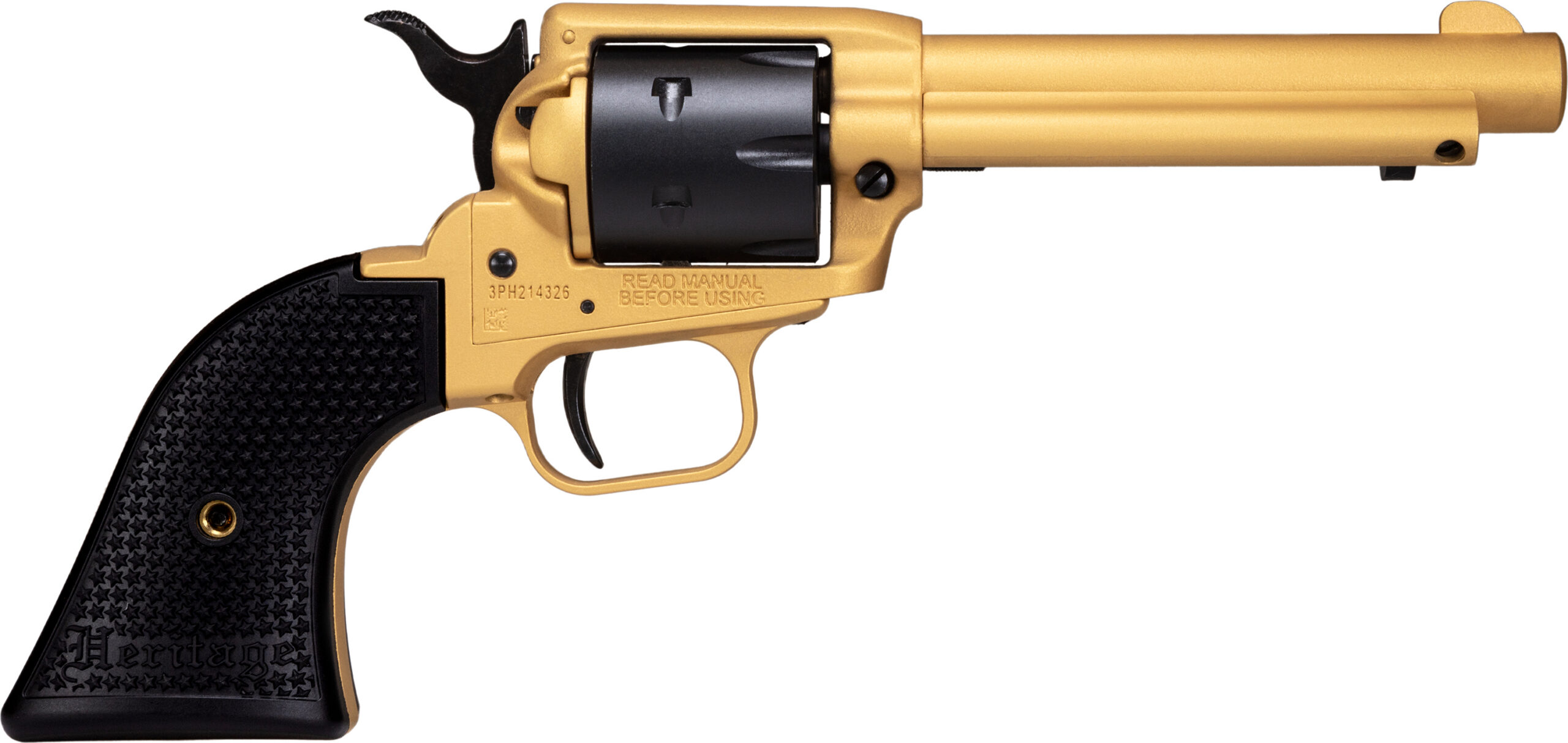Heritage_RoughRider_RR22S4 HER RGH RDR 22LR 4.75B GOLD - Image 1