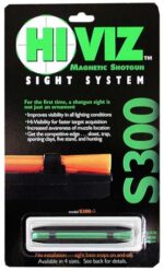 HIVIZ SHOTGUN FRONT SIGHT - MAGNETIC RIB .218-.328" GREEN - Image 2