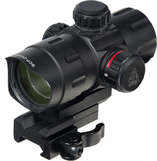 scpds3840tdq.jpg UTG RED DOT 4.0 MOA DOT 38MM - T-DOT RED/GRN W/INTEGRAL QD MT - Image 1
