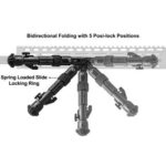 UTG BIPOD RECON FLEX M-LOK - MATTE BLK CENTER H 5.7"-8" - Image 3