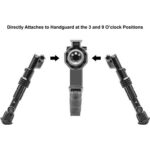 UTG BIPOD RECON FLEX M-LOK - MATTE BLK CENTER H 5.7"-8" - Image 2