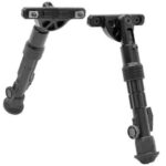 UTG BIPOD RECON FLEX M-LOK - MATTE BLK CENTER H 8.0"-11.8" - Image 5