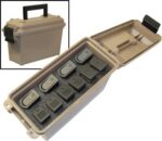 MTM TACTICAL MAGAZINE CAN DARK - EARTH HOLDS 10 DS HANDGUN MAGS - Image 2