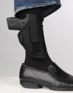 BULLDOG ANKLE HOLSTER RH BLACK - MOST MINI AUTO'S RUGER LCP ETC - Image 2