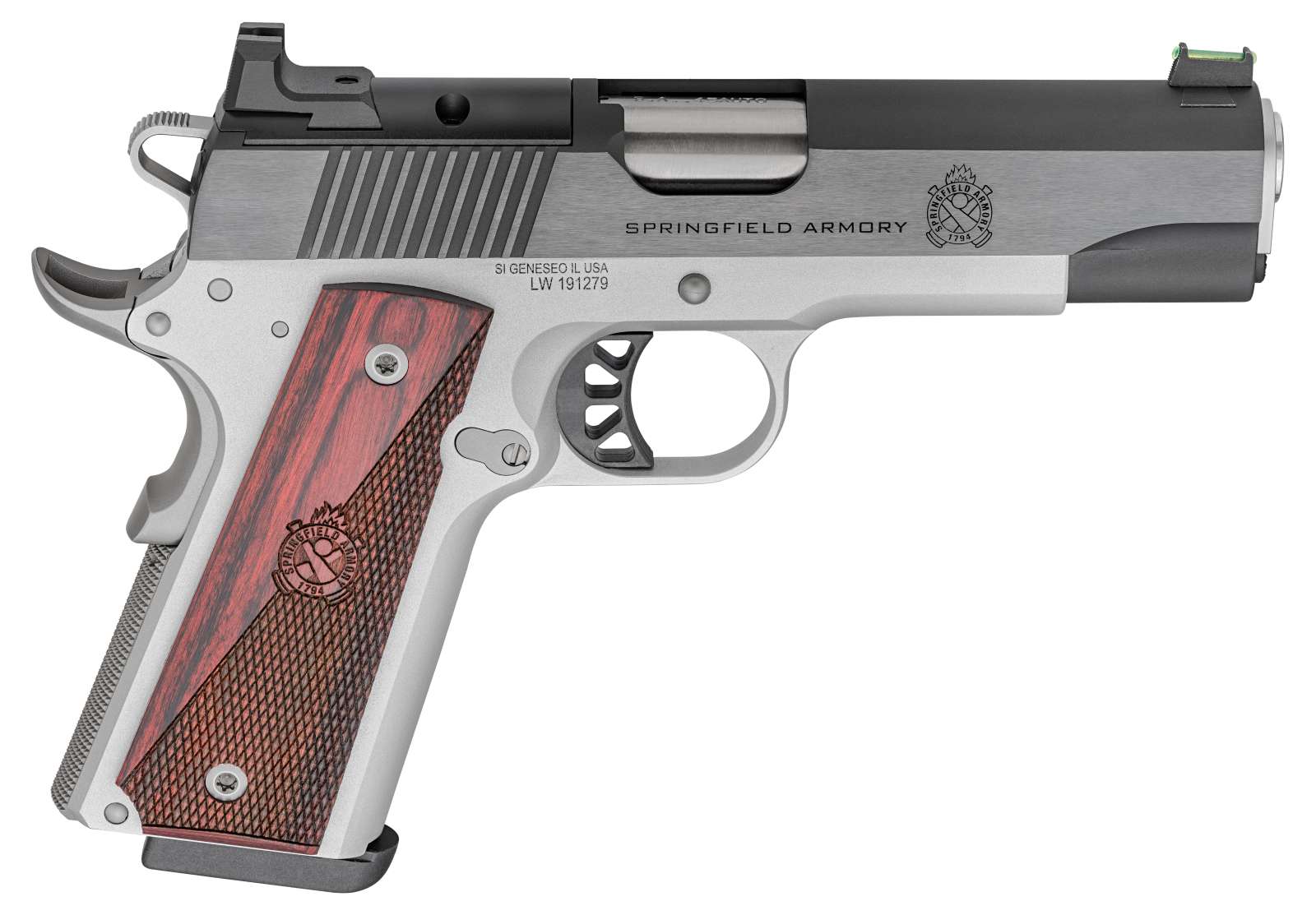 1100240-14326012.jpg SPRINGFIELD ARMORY RONIN 1911 45ACP 4.25" BLU/STS 1-8RD AOS OPTC READY - Image 1