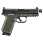 RUGER RXM THREADED 9MM PISTOL 4.5" BBL OD GREEN MAGPUL EHG, O.R. 2-15RD MAGS