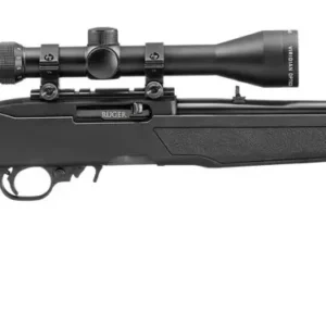 RUGER 10/22 SCOPED VIRIDIAN EON 3-9X40 22LR RIFLE 18.5" BLACK POLYMER, MLOK SLOTS 1-10RD MAG