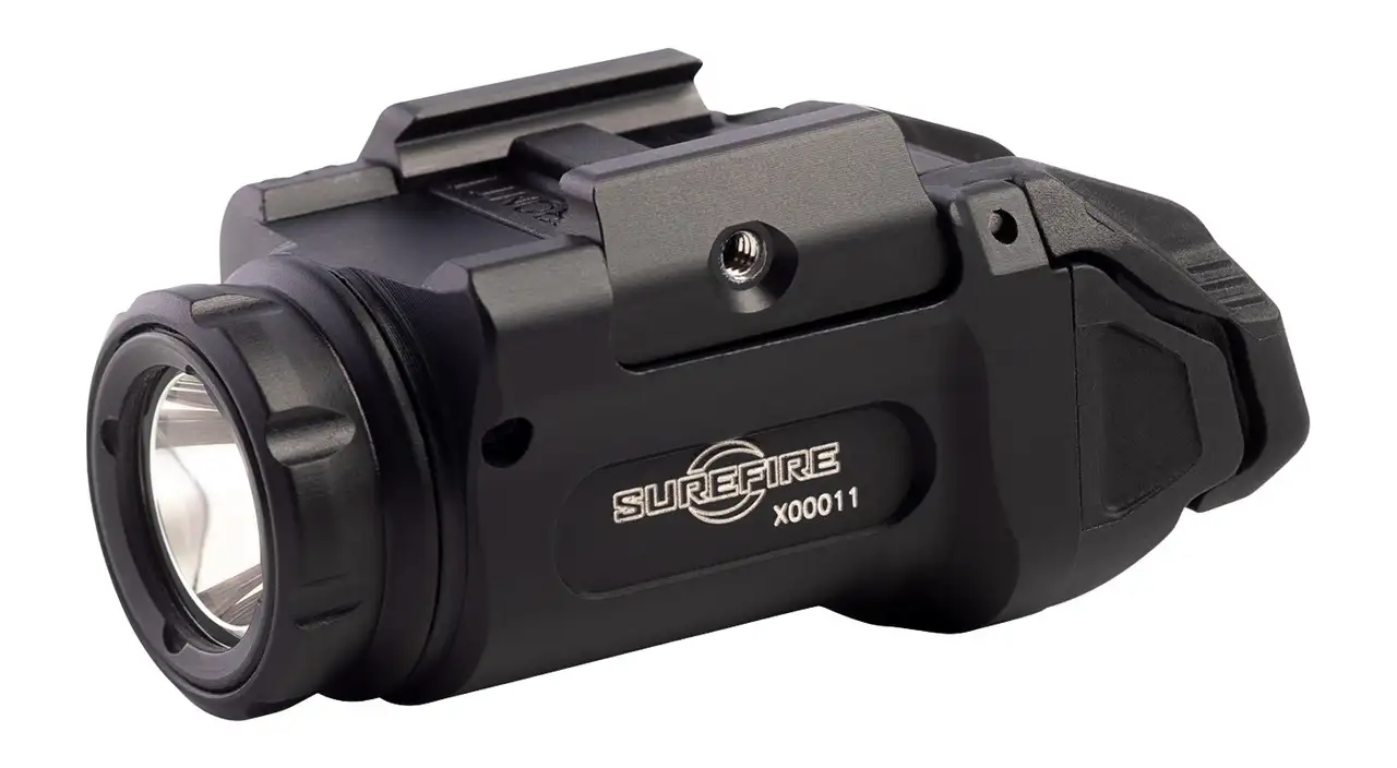 1171662-14368733.webp SUREFIRE SUB-COMPACT WEAPON LIGHT, 3V DUAL FUEL, SCREW MOUNT, BLACK - Image 1