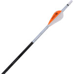 NAP Quikfletch Twister Fletch Rap White and Orange 2 in.