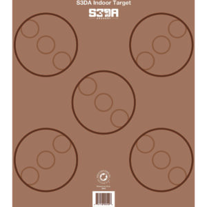 Maple Leaf S3DA 3D Target Face Brown ASA 25 pk.