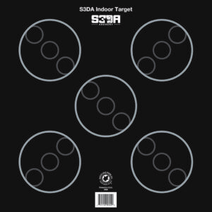 Maple Leaf S3DA 3D Target Face Black ASA 25 pk.