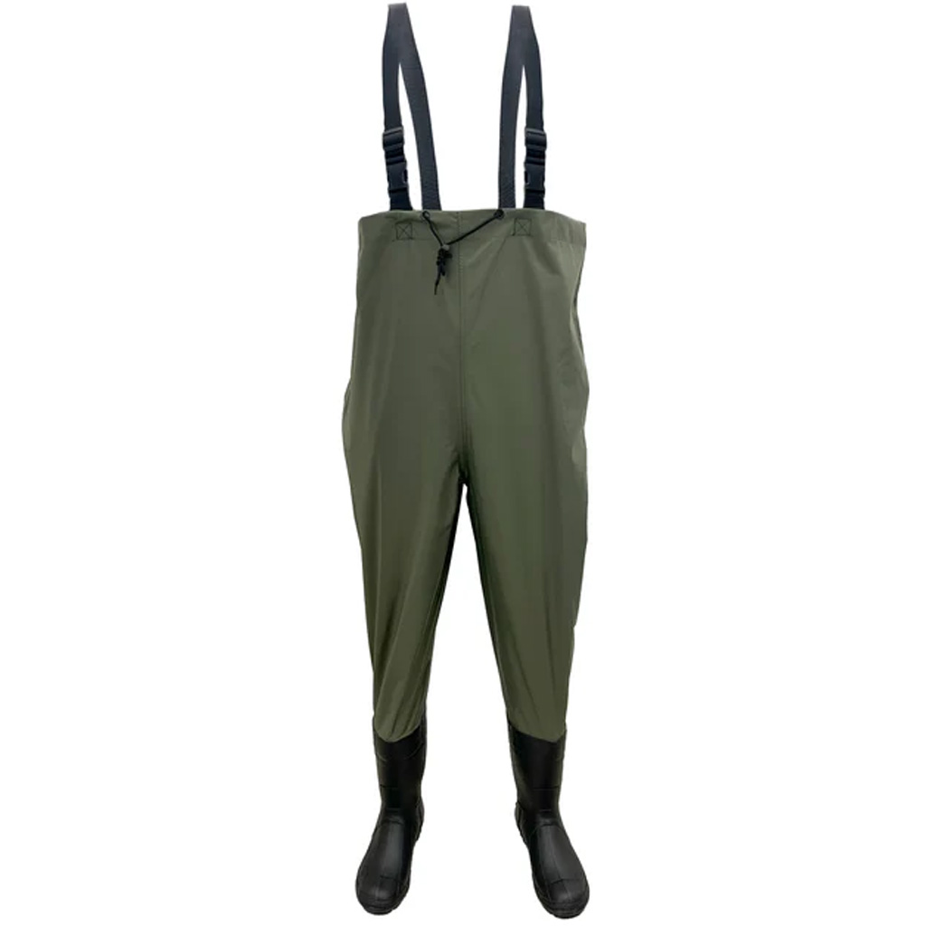 1410534_1.jpg Frogg Togg Cascades v3 Lug Sole Chest Wader Forest Green Size 13 - Image 1