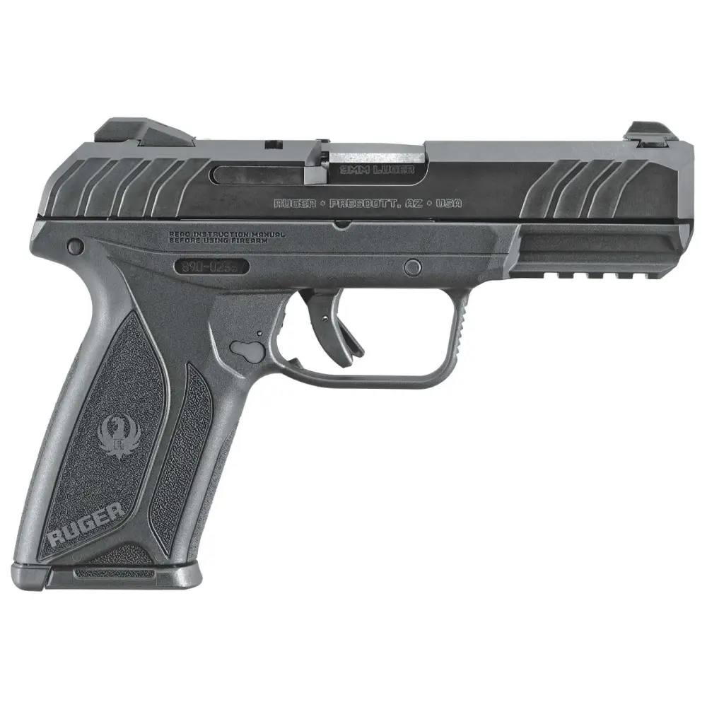 17465-14159771.webp RUGER SECURITY-9 9MM PSTL BLK 4" 2-15RD MAGS - Image 1